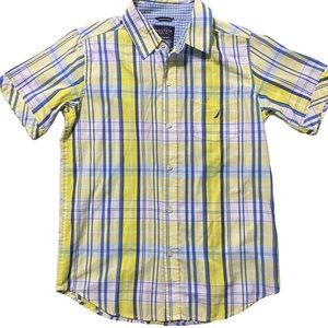 Nautica boys short sleeve button down.